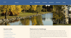 Desktop Screenshot of cityofholdrege.org